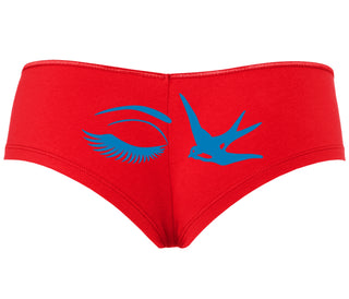 I Swallow - Eye Bird - Red Boyshort