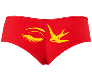I Swallow - Eye Bird - Red Boyshort