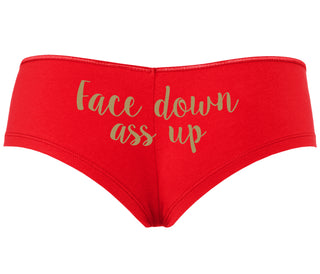 Face Down Ass Up - Red Boyshort