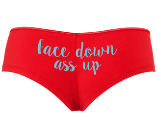 Face Down Ass Up - Red Boyshort