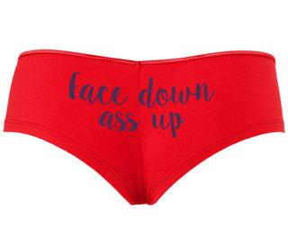 Face Down Ass Up - Red Boyshort
