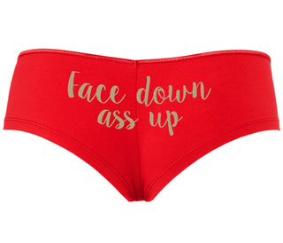 Face Down Ass Up - Red Boyshort