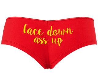 Face Down Ass Up - Red Boyshort
