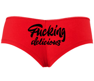 Fucking Delicious  - Red Boyshort