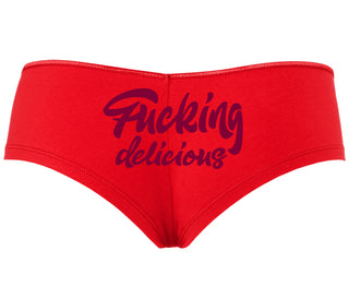 Fucking Delicious  - Red Boyshort