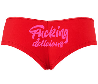 Fucking Delicious  - Red Boyshort