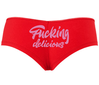Fucking Delicious  - Red Boyshort