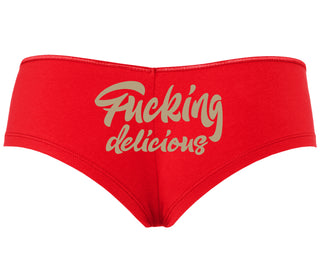 Fucking Delicious  - Red Boyshort