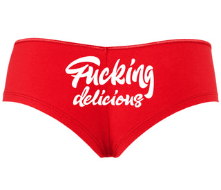 Fucking Delicious  - Red Boyshort