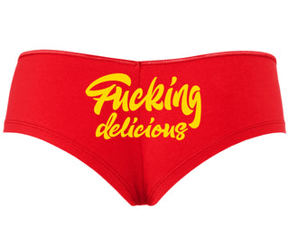 Fucking Delicious  - Red Boyshort