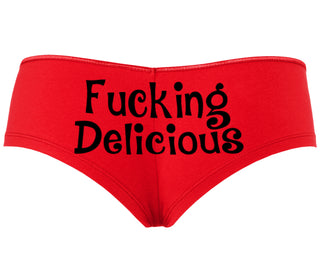 Fucking Delicious - Tasty - Red Boyshort