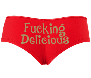 Fucking Delicious - Tasty - Red Boyshort