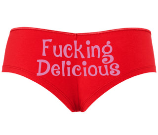 Fucking Delicious - Tasty - Red Boyshort