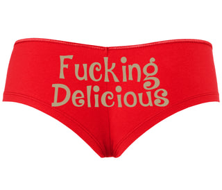 Fucking Delicious - Tasty - Red Boyshort