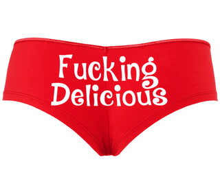 Fucking Delicious - Tasty - Red Boyshort