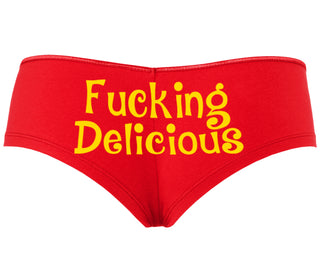 Fucking Delicious - Tasty - Red Boyshort