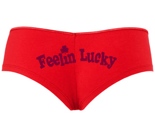 Feeling Lucky Shamrock - Red Boyshort