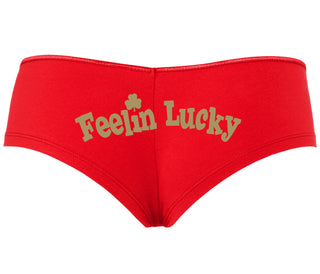 Feeling Lucky Shamrock - Red Boyshort
