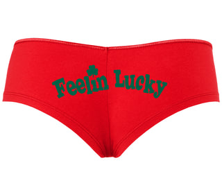 Feeling Lucky Shamrock - Red Boyshort