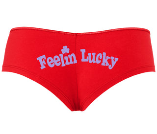 Feeling Lucky Shamrock - Red Boyshort