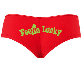 Feeling Lucky Shamrock - Red Boyshort
