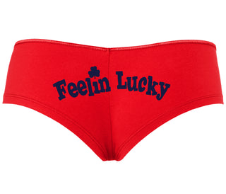 Feeling Lucky Shamrock - Red Boyshort