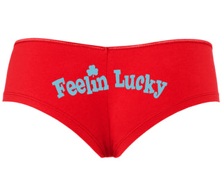 Feeling Lucky Shamrock - Red Boyshort