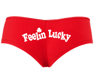 Feeling Lucky Shamrock - Red Boyshort