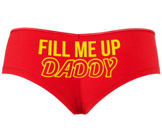 Fill Me Up Daddy - Red Boyshort