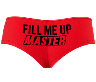 Fill Me Up Master - Red Boyshort