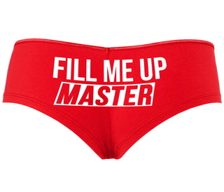 Fill Me Up Master - Red Boyshort