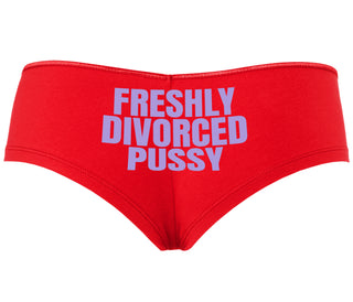 Freshly Divorced Pussy - Red Boyshort