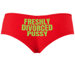 Freshly Divorced Pussy - Red Boyshort