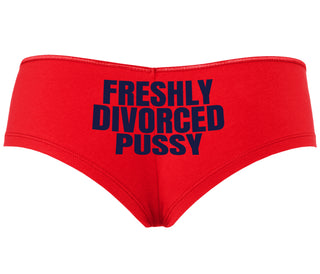 Freshly Divorced Pussy - Red Boyshort