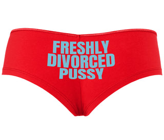 Freshly Divorced Pussy - Red Boyshort