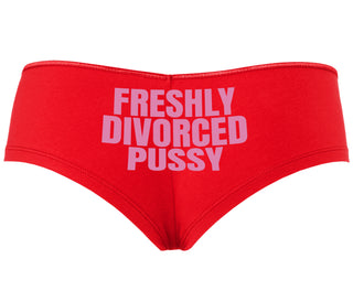 Freshly Divorced Pussy - Red Boyshort