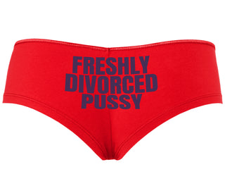 Freshly Divorced Pussy - Red Boyshort