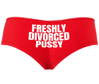 Freshly Divorced Pussy - Red Boyshort