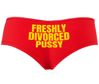 Freshly Divorced Pussy - Red Boyshort
