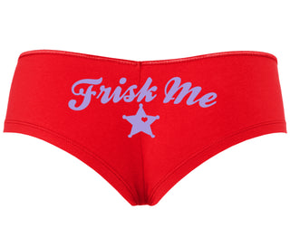 Frisk Me - Sherrif Badge - Red Boyshort