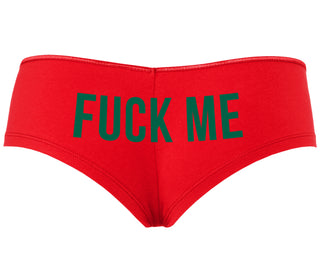 Fuck Me - Red Boyshort