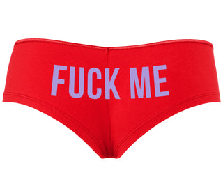 Fuck Me - Red Boyshort