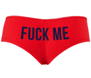 Fuck Me - Red Boyshort