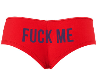 Fuck Me - Red Boyshort