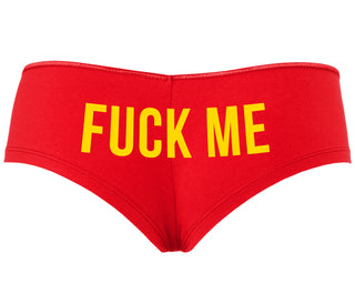 Fuck Me - Red Boyshort