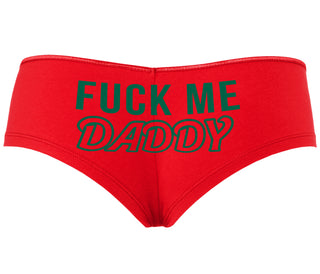Fuck Me Daddy - Red Boyshort