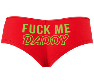 Fuck Me Daddy - Red Boyshort