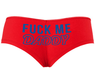 Fuck Me Daddy - Red Boyshort