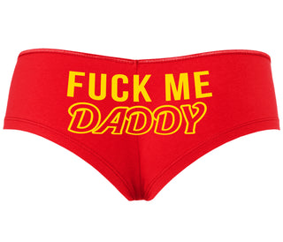Fuck Me Daddy - Red Boyshort