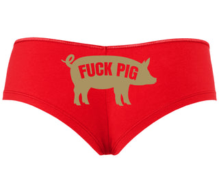 Fuck Pig - Red Boyshort